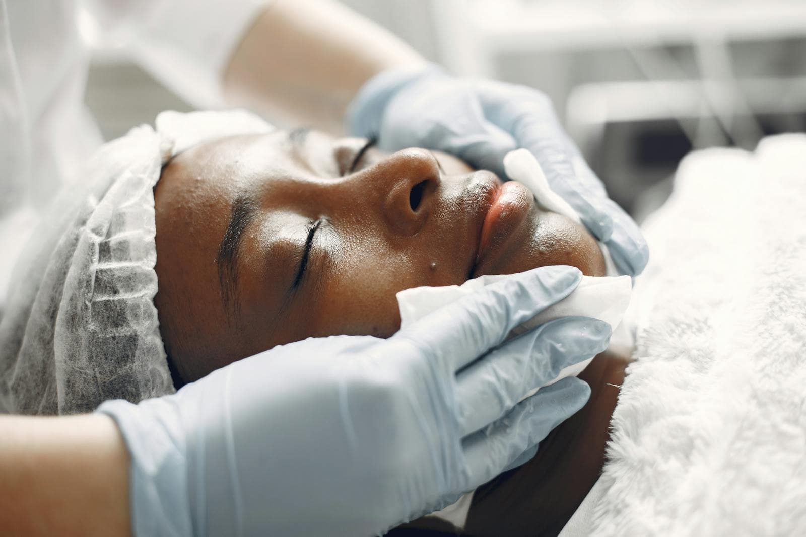 Professional facial treatment at Ultimate Image MedSpa